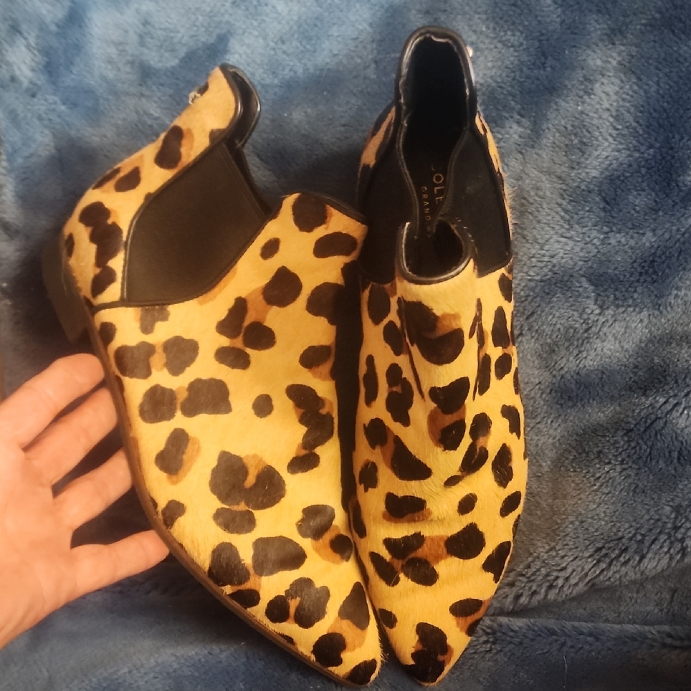 Cole Haan Leopard Print Ankle Booties Se 9